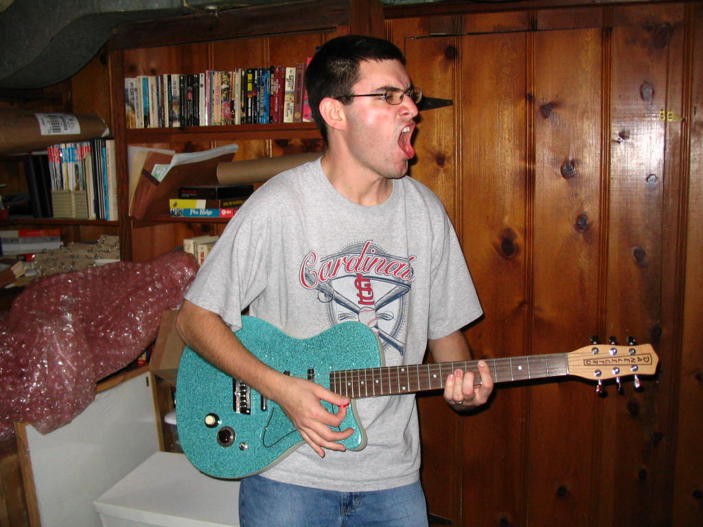 Bryan Erwin rocks and rolls.